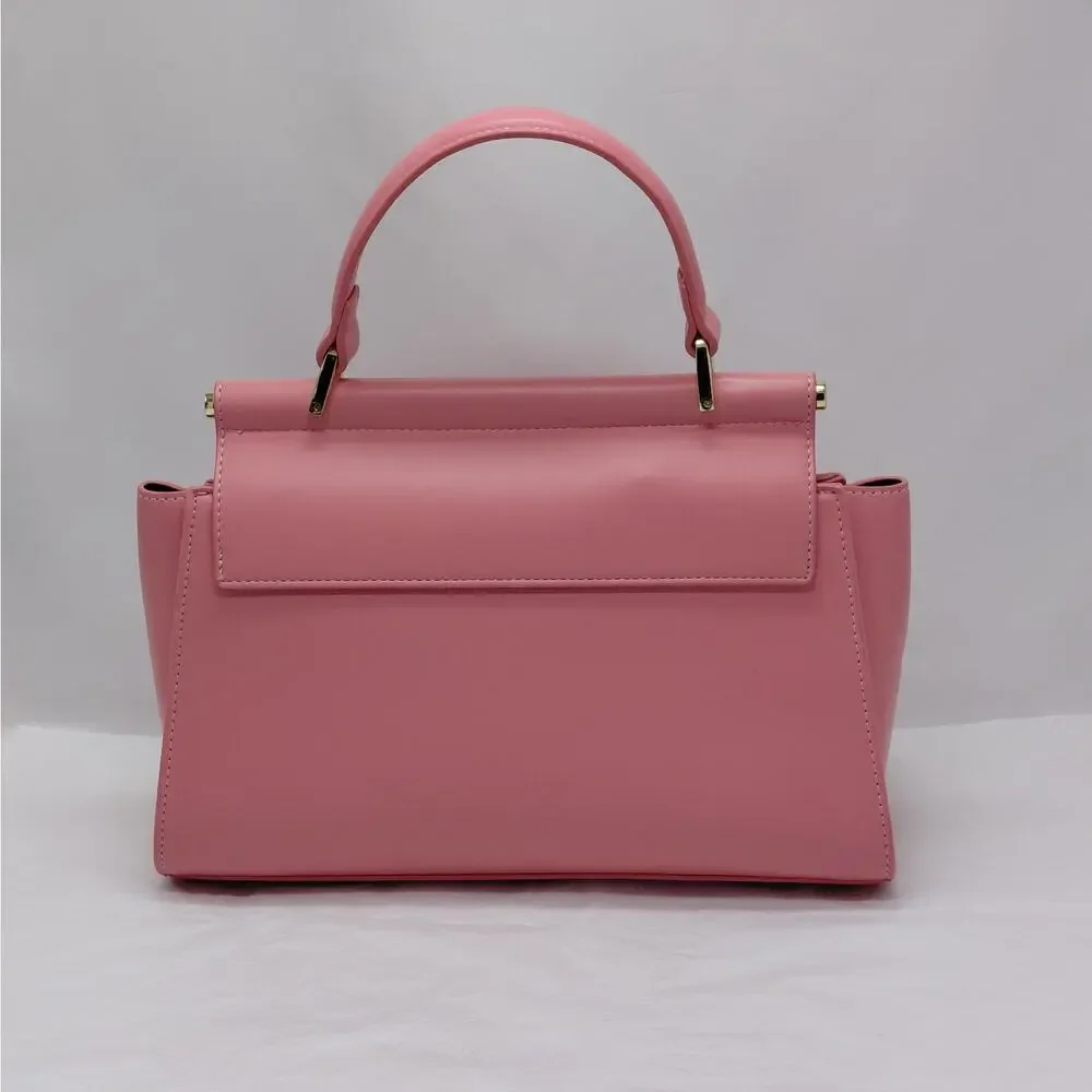 Womens Satchel Handbag Pink Quiet Luxury Coquette Office Chic Wedding Party